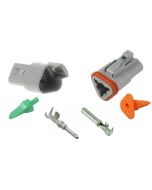 Deutsch DT Series 3 Way Connector Kit with F Crimp Contacts