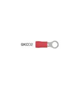 Quikcrimp 4.2mm Ring Pre-Insulated Terminal Red Pack of 100