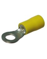 Quikcrimp Yellow 5MM Ring Terminal 3/16 (100)