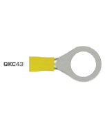 Quikcrimp QKC43 12mm Yellow Heatshrink Ring Terminal