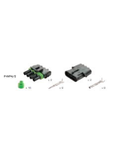 Delphi P-WP4/2 4 Circuit Weather Pack Kit