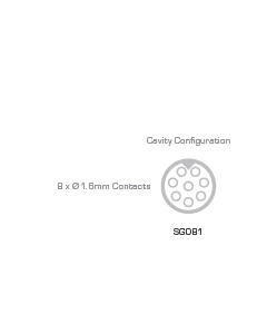 Schlemmer SG081 Bulkhead Connector Kit - 8 Circuit, 12mm Conduit