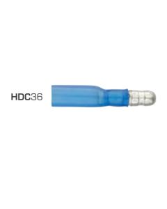 IONNIC HDC36 Blue Heatshrink Male Bullet Terminal (Pack of 100)