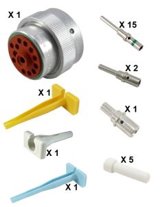 Deutsch HD30 Series M36-24-14PN Connector Kit