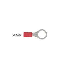 Quikcrimp 8.5mm Ring Pre-Insulated Terminal Red pack of 100