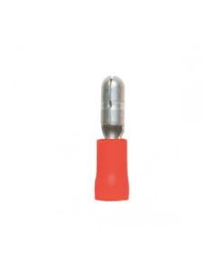 Quikcrimp Bullet Male Pre-Insulated Terminal Red 0.5 - 1.5mm² - Pack of 100