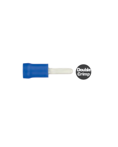 Quikcrimp QKC71 Blue 2.3mm x 10mm Flat Blade Female Terminal 100 Pack