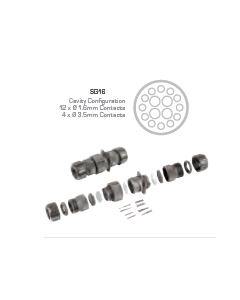 Schlemmer SG16 16 Circuit Inline Connector Kit 