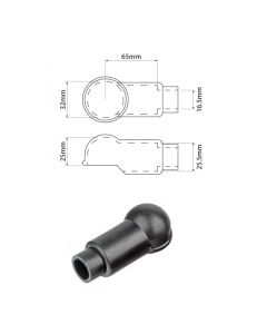 Ionnic SY2984-BLK Battery 32mm Terminal Insulator in Black – Lug & Ring (Pack QTY 1)