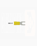 Ionnic Fork/ Spade Terminal 4mm Size - Vinyl Yellow